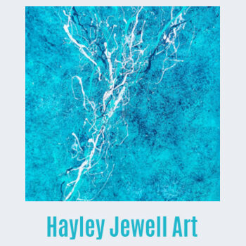 Cool Graphic T-shirt with Blue Abstract Design Design