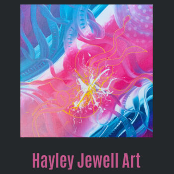 Printed Graphic Tee with Vibrant Abstract Art Design Design