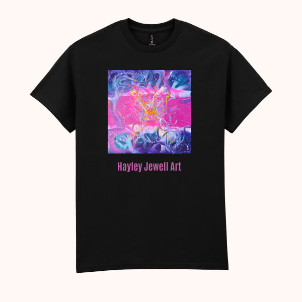 Classic Fit Graphic Tee with Unique Abstract Art Print Thumbnail
